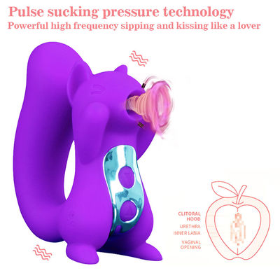 GSV-133 Waterproof Squirrel Suction Vibrator Sex Toy Remote Controlled Vibrator