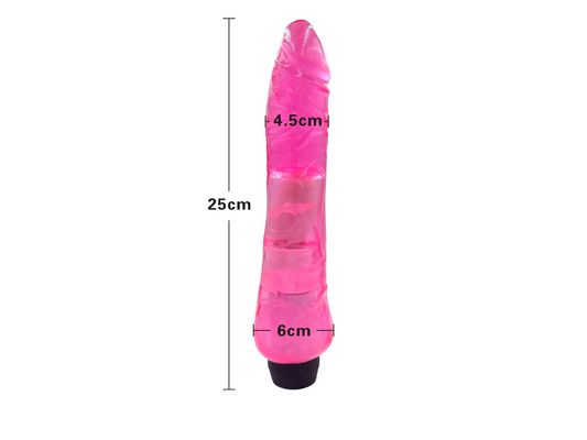 G Spot Clitoral Stimulator Silicone Jelly Vibrator Dildo For Women