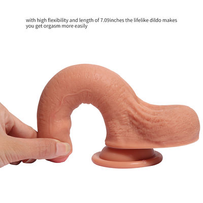 Realistic Suction Cup Dildo Male Artificial Rubber Adult Dildos For Women