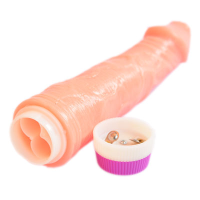 Stepless Realistic Penis Dildo TPE Penis Vibrator Artificial Penis For Female