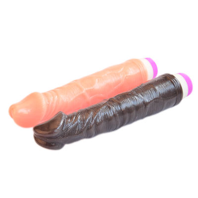 Stepless Realistic Penis Dildo TPE Penis Vibrator Artificial Penis For Female