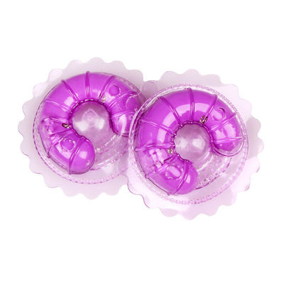 Purple Bullet Egg Vibrator Silicone Breast Enlarging Massager for Woman