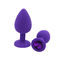 Couple Gay Anal Sex Toys Removable Jewel Decoration Butt Plug Prostate Massager