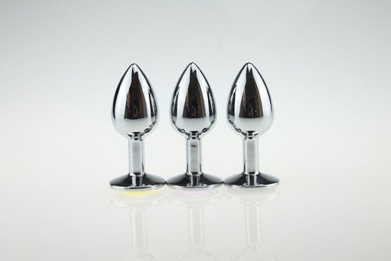 Metal Sex Toy Anal Butt 3 Pcs Luxury Jewelry Design Fetish Anal Butt Plug