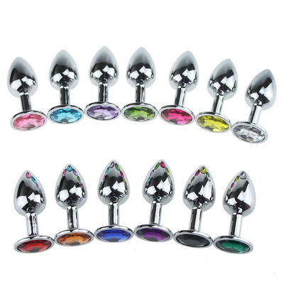 Various Colors Jewelry Metal Sex Toy Adult Sex Toys Small Middle Big Plus Sizes