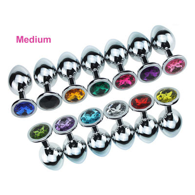 Various Colors Jewelry Metal Sex Toy Adult Sex Toys Small Middle Big Plus Sizes