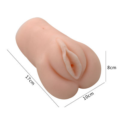 Flesh Color Realistic Male Masturbator Silicone Adult Dolls TPR Material