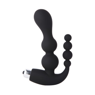 PM-11 10 Modes Silicone Masturbation Sex Toys Anal Prostate Massager Black Color