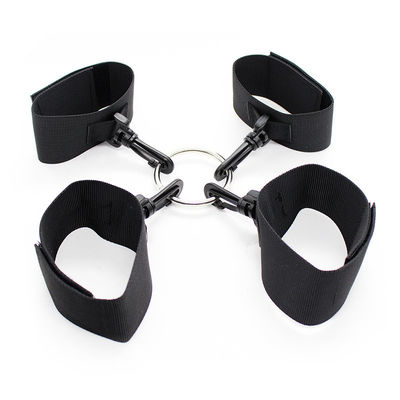 RoHS Restraint Sex Toys Runsmooth Nylon Wrist Ankle Restraint Cuffs