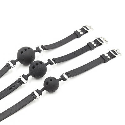 35mm 45mm 50mm Adult Mouth Ball Gag Plugs Sex Bondage Set Waterproof