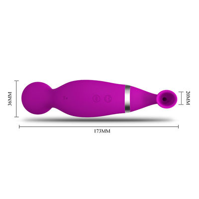 AV-10 Womans Vibrators Double Heads Sex Toy Wand Suction Toy Women Vibrater Purple