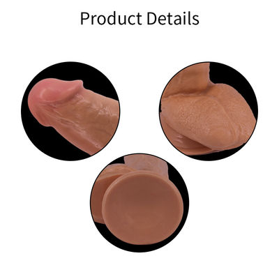 Customized Colors Available PVC Black Dildos for Women Huge Realistic Sex Toys