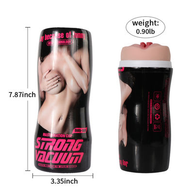 FC-22 Medical Silicone Masturbation Sex Toys Vibration Cup Male Self Pleasure Toys