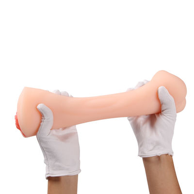 MM-65 TPR Masturbation Sex Toys Two Channel Realistic Vigina Anal Silicone Sex Doll