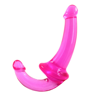 Erotic Double Ended Strapless Dildo Sex Toy TPE Penis Lesbian Sex Toys