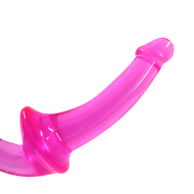 Erotic Double Ended Strapless Dildo Sex Toy TPE Penis Lesbian Sex Toys