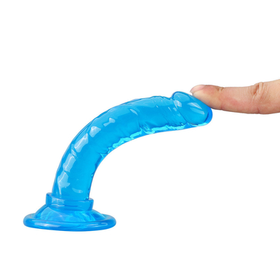 26mm*146mm Silicone Soft Realistic Jelly Dildo Female Sex Toys