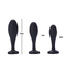 Silicone Anal Sex Toys Water Drop Design Black Anal Massager Butt Plug Anal Plug Set