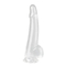 8.6 Inch Transparent Dildo Sex Toy Big Thick Dildo With Suction Cup
