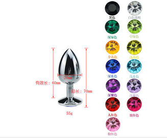 Stainless Steel Plug Anal Butt Adult Pleasure Toys Custom Buttplugs Silver